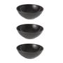 Imagem de 3un Tigela bowl 700ml salada petiscos Preto 17cm