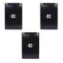 Imagem de 3un Tomada Rede RJ45 CAT 6E 8 Vias Com Placa Habitat Black FAME