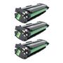 Imagem de 3x Cartucho Toner Para Laser 107a 107w  105a W1105a Com Chip