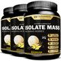 Imagem de 3x isolate mass hipercalorico proteinas nobres 2kg baunilha