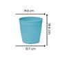 Imagem de 3X Vaso Aquarela 3,5 (1,7L) Azul NUTRIPLAN