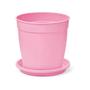 Imagem de 3X Vaso Aquarela com Prato 1,5 (0,25L) Rosa NUTRIPLAN