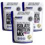 Imagem de 3x Whey Protein Isolado Mix Refil 900g - Profit - Torta de Limão