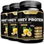 Imagem de 3X Whey Protein Power Nutrition Maracuja Hf Suplementos