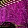 Imagem de 3x3M Lamp Strip 300 LED Cortina de Natal Luz Rosa-Clara