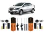 Imagem de 4 Amortecedores com Kit Suspensão GM Prisma 2014 15 16 17