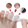 Imagem de 4 Anel Protetor Dedos Silicone Anti Calos Bolha Tênis Sapato