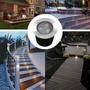 Imagem de 4 Balizadores Spot Pvc Led Smd 3W Branco Quente De Embutir