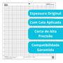 Imagem de 4 Base de Corte 30x30 Transparente + 1 Cola de Reposição Para Base 50g - Para Silhouette Cameo, Cameo 2 3 4, 4 Plus e 4 Pro - Com Cola
