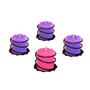 Imagem de 4 Bases Espiral 4 Velas Coroa Advento Candelabro Cores 3