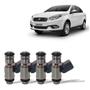 Imagem de 4 bicos injetores fiat siena palio tetrafuel 1.4 8v ipg001