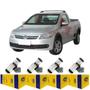Imagem de 4 Bicos Injetores Saveiro Cs 1.6 8V Sohc 2009 A 2013 Iwp238