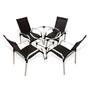 Imagem de 4 cadeiras de área fortaleza + 1 mesa alta, jardim, varanda, churrasqueira, piscina, gourmet, edicula, churrasqueira