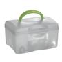 Imagem de 4 Caixas Para Cosméticos Utility Box Com Alça 16X9X11Cm