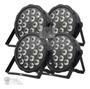 Imagem de 4 Canhão Refletor Par Led Slim 18 Leds 12w Rgbw Dmx Quadrileds