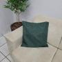 Imagem de 4 Capas Almofada Luxo 50X50 Suede Premium Com Ziper Verde