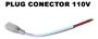 Imagem de 4 Conector Plug Rabicho Para Fita Led Direta Na Rede 127 220