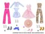 Imagem de 4 Conjuntos Roupas Barbie O Filme + 4 sapatos + acessórios