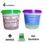 Imagem de 4 Desumidificador Ambiente Secar Antimofo Perfumado Casa Evita Mofo Lavanda Neutro 130g + Envio Já