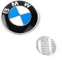 Imagem de 4 Emblema Adesivo Calotinhas Bmw Aluminio 56Mm