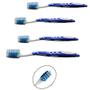 Imagem de 4 Escovas de Dente Macia Adulto Com Cantos Arredondados
