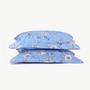 Imagem de 4 Fronhas 400 Fios com 4 Abas 50x70cm Estampada Extra Macio