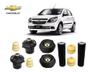 Imagem de 4 Kit Batente Coxim Coifa Do Amortecedor Dianteiro Traseiro Chevrolet Agile 2009 2010 2011 2012 2013 2014 2015