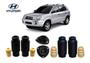 Imagem de 4 Kit Batente Coxim Dianteiro Traseiro Hyundai Tucson 2005 2006 2007 2008