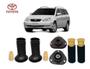Imagem de 4 Kit Batente Coxim Dianteiro Traseiro Toyota Fielder 2003 2004 2005