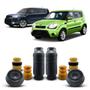 Imagem de 4 Kit Coxim Amortecedor Dianteiro Traseiro Kia Soul 2009 2010 2011 2012 2013 2014