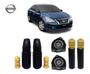 Imagem de 4 Kit Coxim Batente Coifa Dian Tras Nissan Novo Sentra 2.0 2015 2016 2017