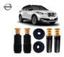 Imagem de 4 Kit Coxim Batente Coifa Dianteiro Traseiro Nissan Kicks 2018 2019 2020