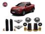 Imagem de 4 Kit Coxim Batente Dianteiro Traseiro Fiat Toro 2016 2017 2018 2019