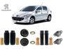 Imagem de 4 Kit Coxim Batente Dianteiro Traseiro Peugeot 307 2009 2010 2011 2012