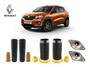 Imagem de 4 Kit Coxim Batente Dianteiro Traseiro Renault Kwid 2017