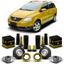 Imagem de 4 Kit Coxim Suporte Batente Batedor Reparo Amortecedor Dianteiro Traseiro Volkswagen Spacefox 2006 2007 2008 2009 2010