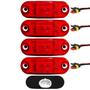 Imagem de 4 Lanterna Vigia Teto Ônibus Caminhão 2 LED BIVOLT VM +Conector