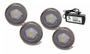 Imagem de 4 Leds Para Piscina Branco 9w Inox Premium Tholz + Fonte 5a