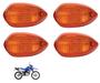 Imagem de 4 Lente Pisca Laranja Factor Xtz Lander Fazer 125 150 250