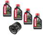 4 Litros Oleo Semissintetico Motor Motos Motul 5100 10w-30 Api Sl Sj Sh Sg + Filtro Fram Ph6018 Motos Suzuki - Motul - Fram Imagem de 4 Litros Oleo Semissintetico Motor Motos Motul 5100 10w-30 Api Sl Sj Sh Sg + Filtro Fram Ph6018 Motos Suzuki