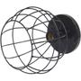 Imagem de 4 Lustres Teto Plafon Industrial Aramado Globo Retrô Luminária Sobrepor Vintage Preto Agp Ilumini