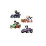 Imagem de 4 miniaturas hot wheels - racer verse dc batman hkd30