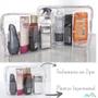 Imagem de 4 Necessaire Pvc Transparente Com Zíper 2P+2M