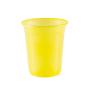 Imagem de 4 pacotes de Copo de 200ml Amarelo estriado PS Copaza com 50 unidades