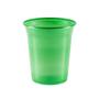 Imagem de 4 Pacotes de Copo de 200ml Verde estriado PS Copaza com 50 unidades