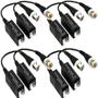 Imagem de 4 Pares Video Balun Camera Cftv Conversor Utp Hd tvi cvi ahd