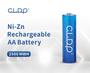 Imagem de 4 Pilhas Recarregaveis Aa 1,6v 2500 Mwh Nizn CLDP