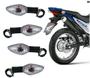 Imagem de 4 Pisca Seta Completo Com Lâmpada Lente Cristal Nova Nxr Bros 2014 Universal Para Cg Titan Fan Cargo 125 150  Cb 300  Xre 300  Cbx 250 Twister