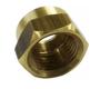 Imagem de 4 Porcas Latão 3/8 Flange Para Refrigeração Ar Condicionado