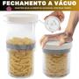 Imagem de 4 Pote Retrátil com Vedação Vácuo 550ml + Aumenta p/ 1050ml